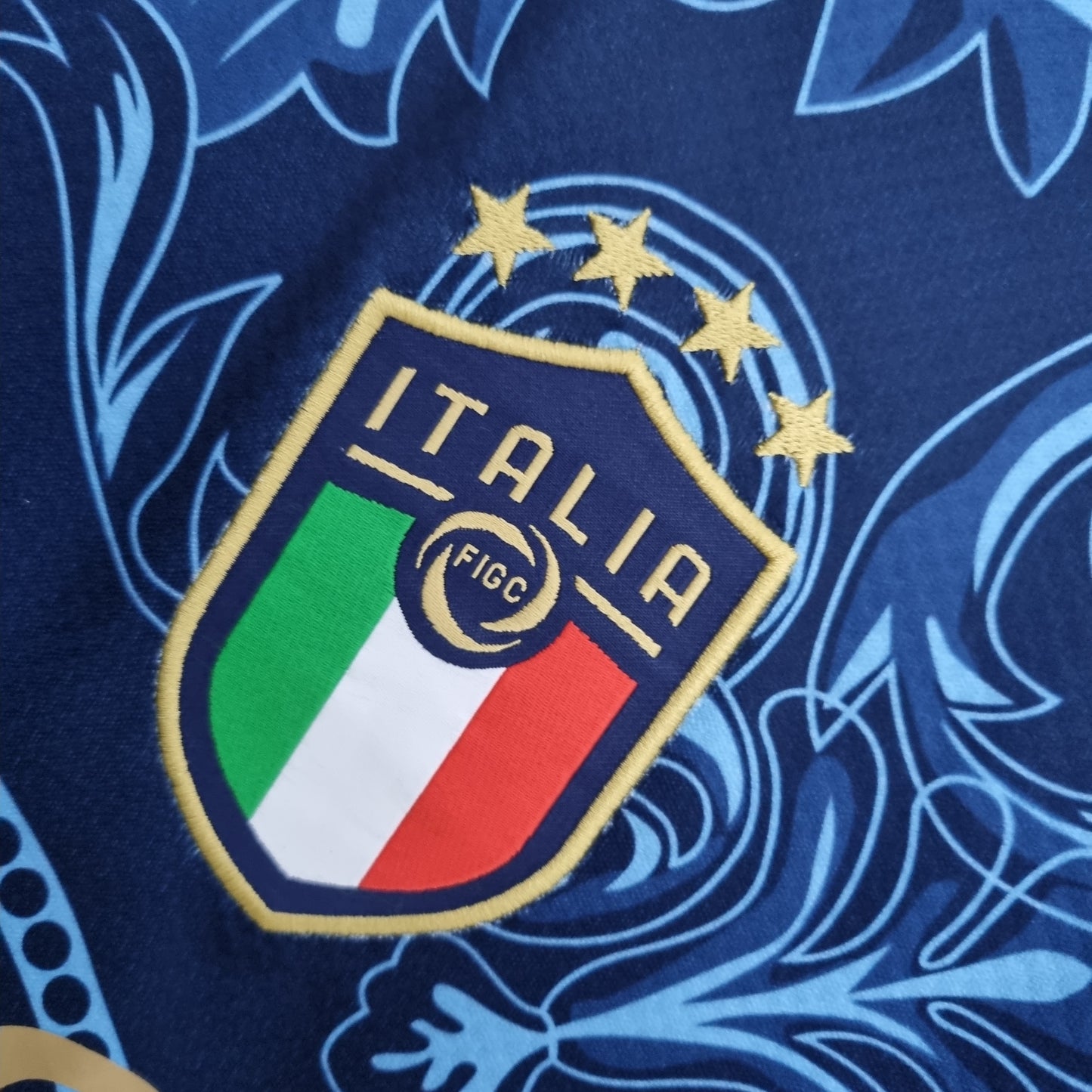 Maillot Italie/Italia Versace Blue Edition 2023/24