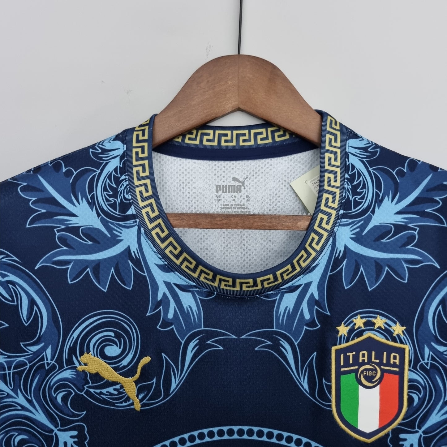 Maillot Italie/Italia Versace Blue Edition 2023/24