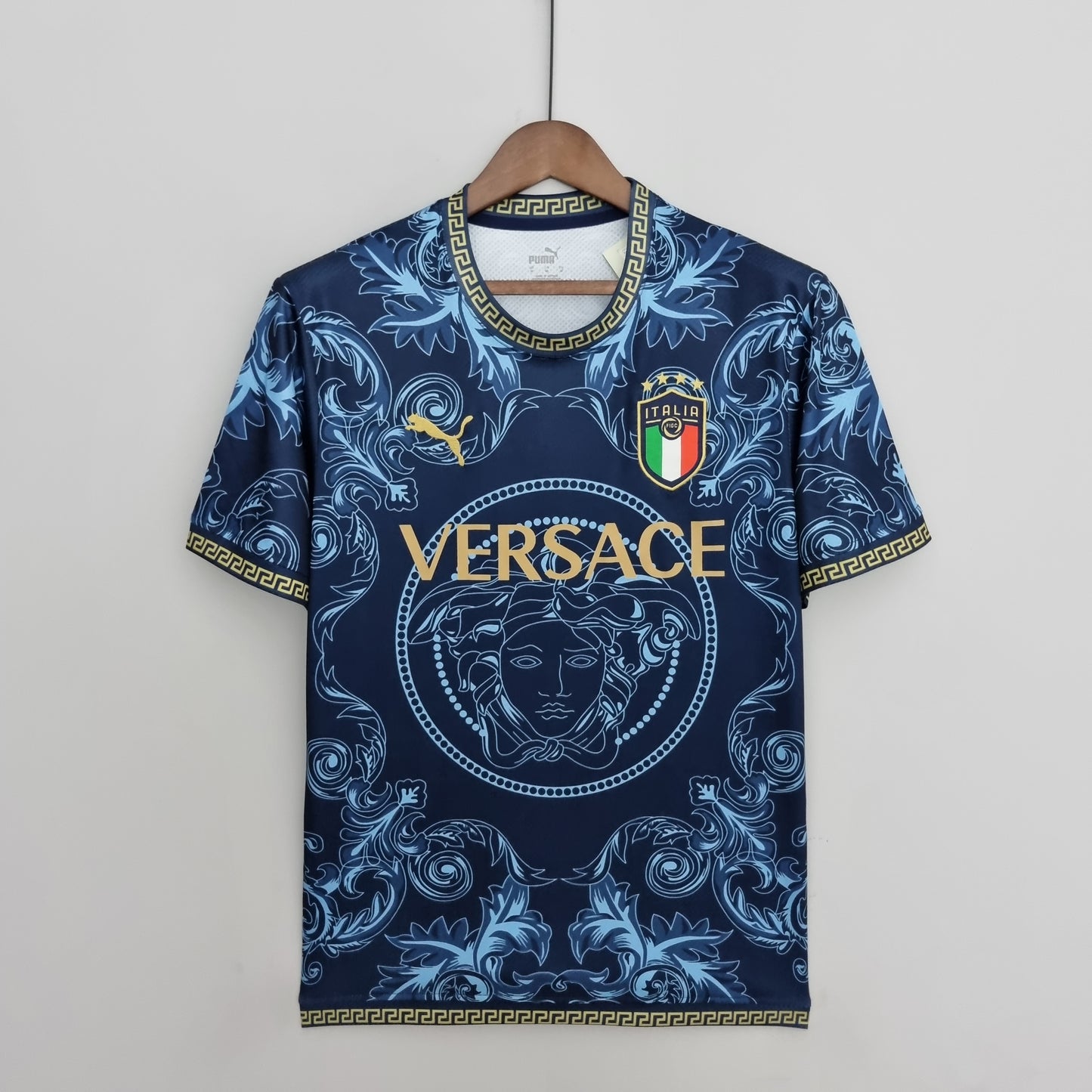 Maillot Italie/Italia Versace Blue Edition 2023/24