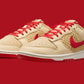 NIKE DUNK LOW ROUGE BEIGE RED