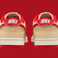 NIKE DUNK LOW ROUGE BEIGE RED