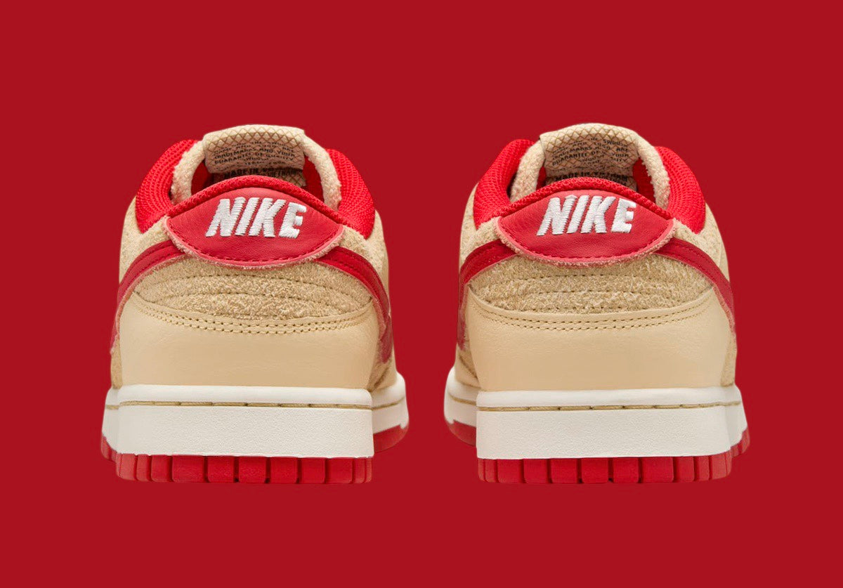 NIKE DUNK LOW ROUGE BEIGE RED