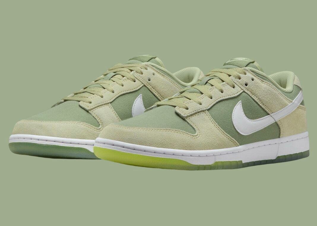 NIKE DUNK LOW OIL GREEN OLIVE VERT