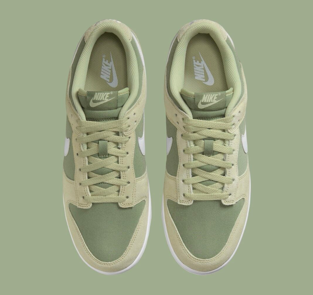 NIKE DUNK LOW OIL GREEN OLIVE VERT