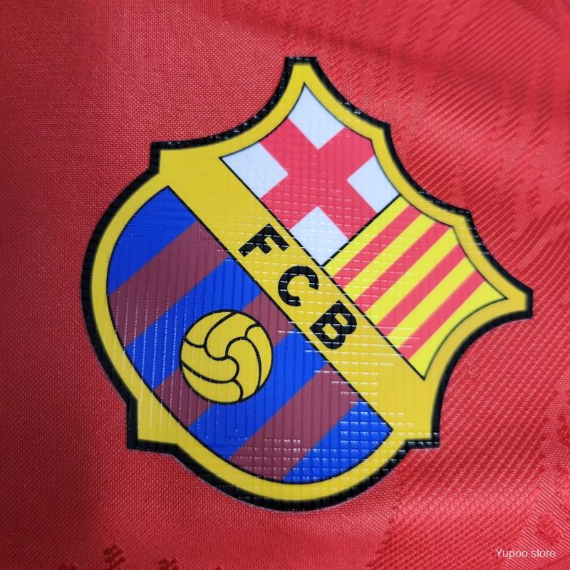 Maillot Barcelone/Barcelona Spécial Classic Red Blue Player Version 2023/24