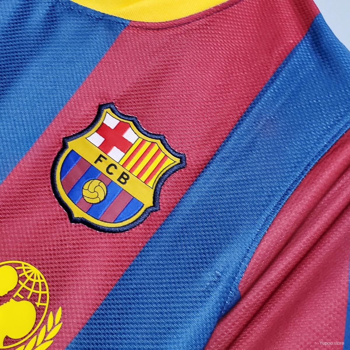 Maillot FC Barcelone Barcelona domicile 2010/11