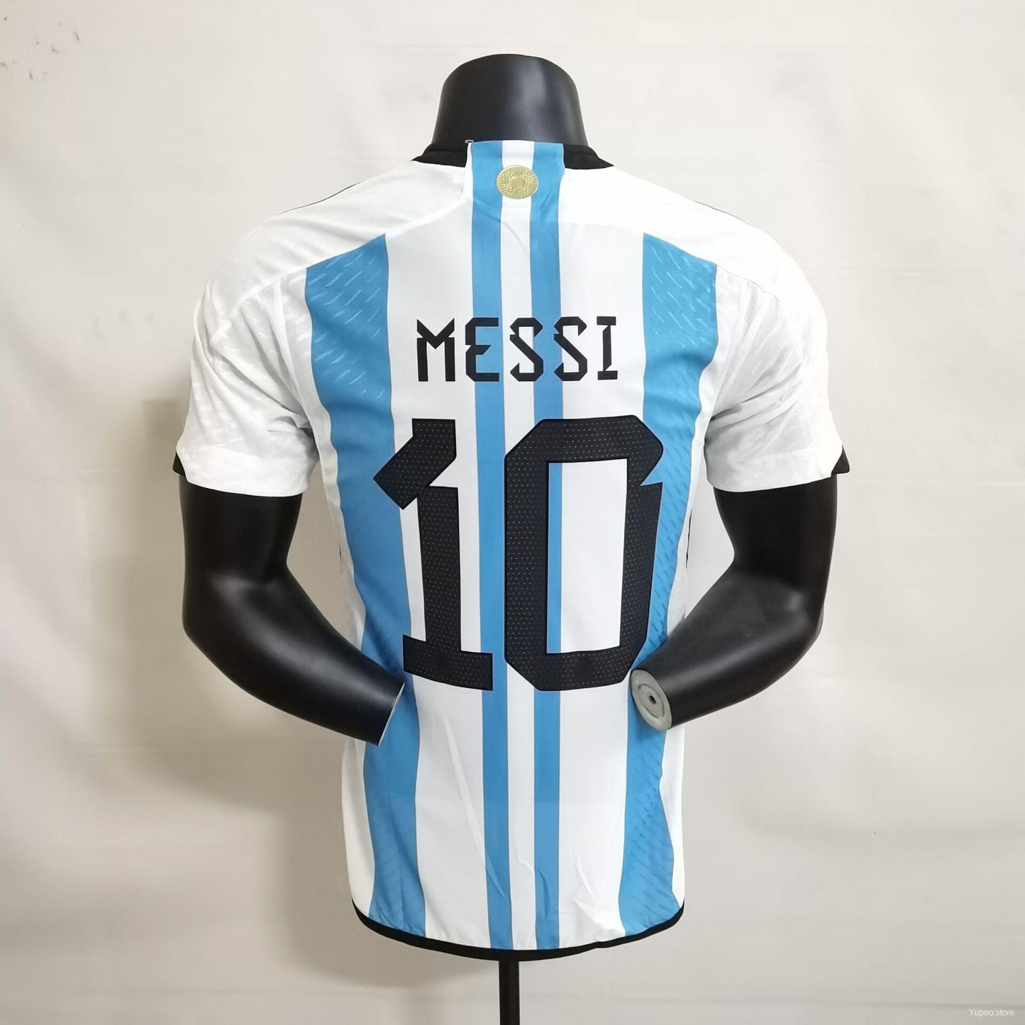 Maillot Argentine/Argentina domicile Player Version MESSI CHAMPION DU MONDE 2022