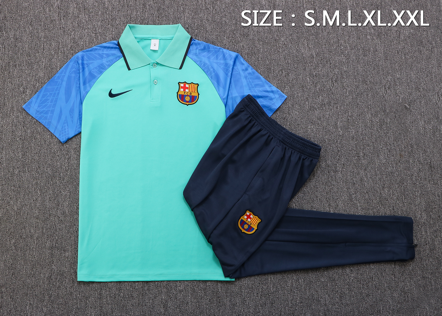 Survetement best sale barca bleu