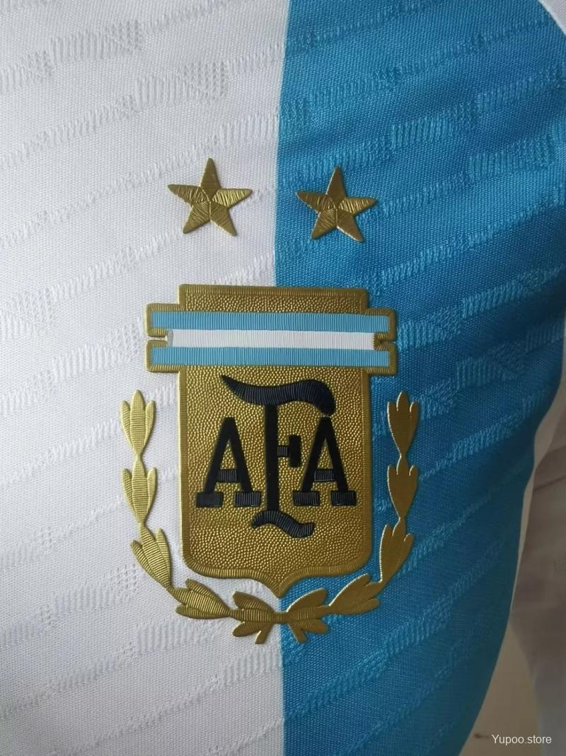 Maillot Argentine/Argentina domicile Player Version SL CHAMPION DU MONDE 2022