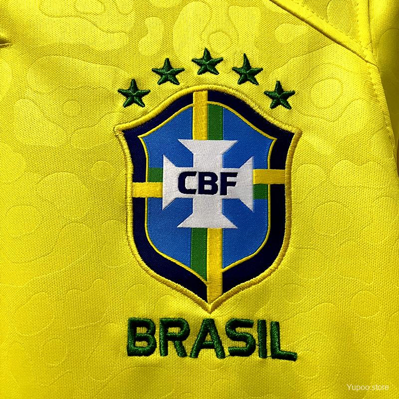 Maillot Bresil Brazil domicile World Cup LS 2022/23