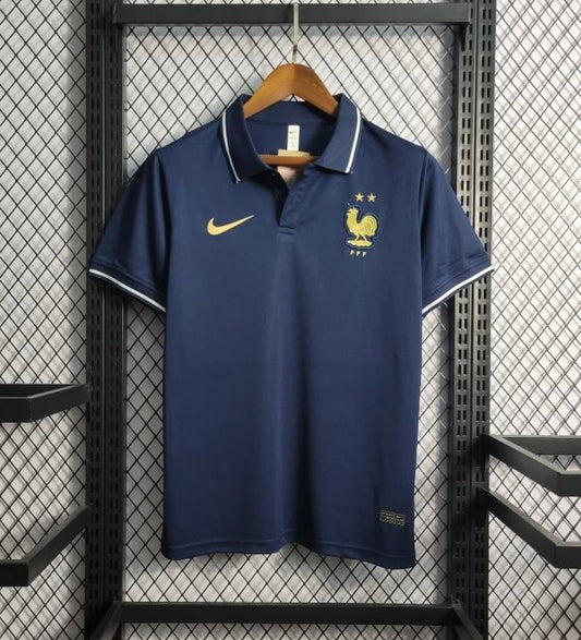 Polo France bleu foncé 2022/23