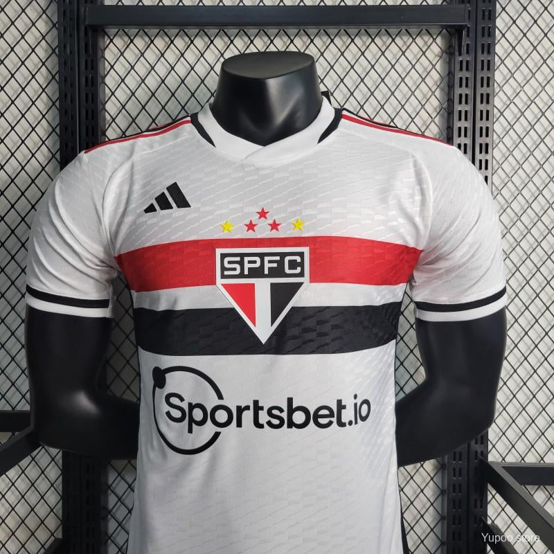 Maillot football Sao Paulo domicile Player Version 2023/24