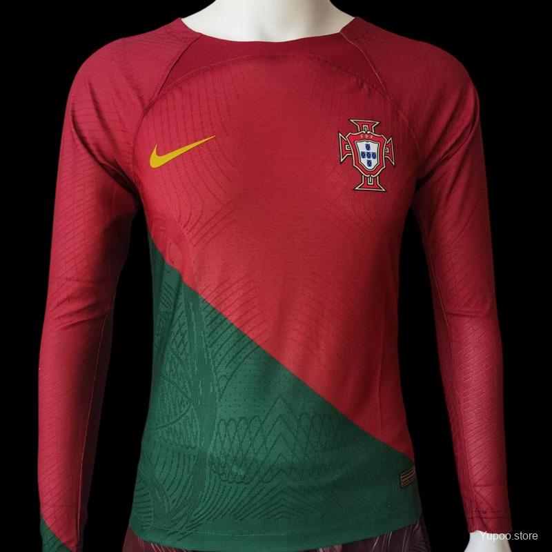 Maillot Portugal domicile World Cup Player Version LS 2022/23