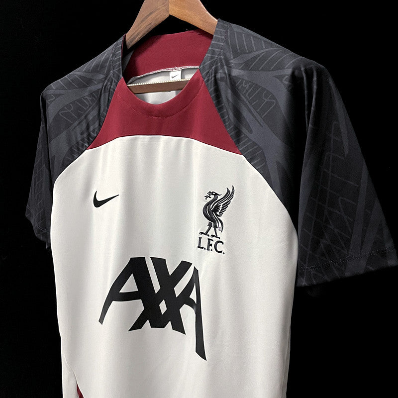 Maillot Liverpool training blanc/noir 2022/23