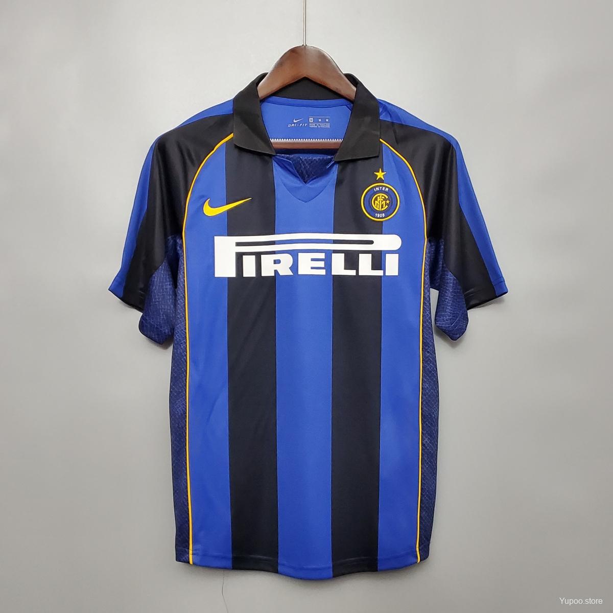 Maillot Inter Milan domicile 2001/02