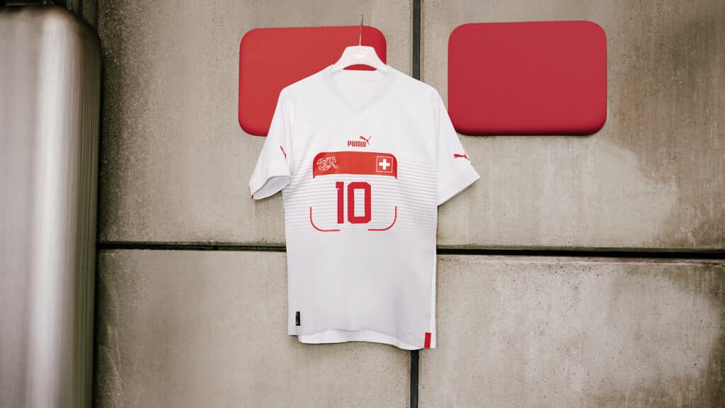 Maillot Suisse Switzerland exterieur World Cup 2022