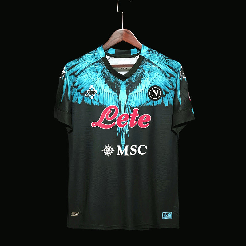 Maillot Naples Napoli Marcelo Burlon Edition Bleu