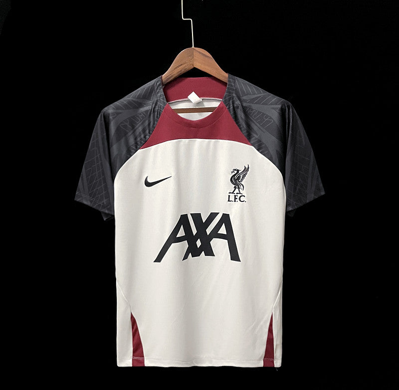 Maillot Liverpool training blanc/noir 2022/23