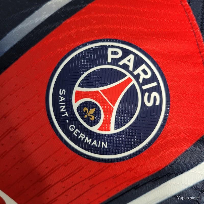 Maillot PSG Paris Saint Germain version joueurs Domicile 2023/24