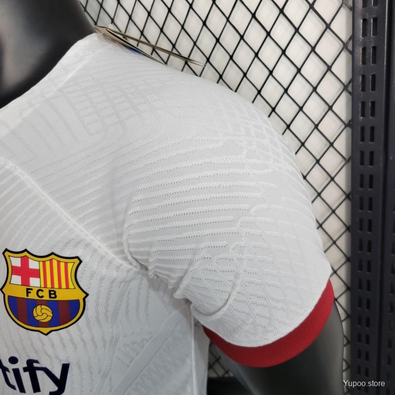 Maillot Barcelone/Barcelona training White Player Version 2023/24