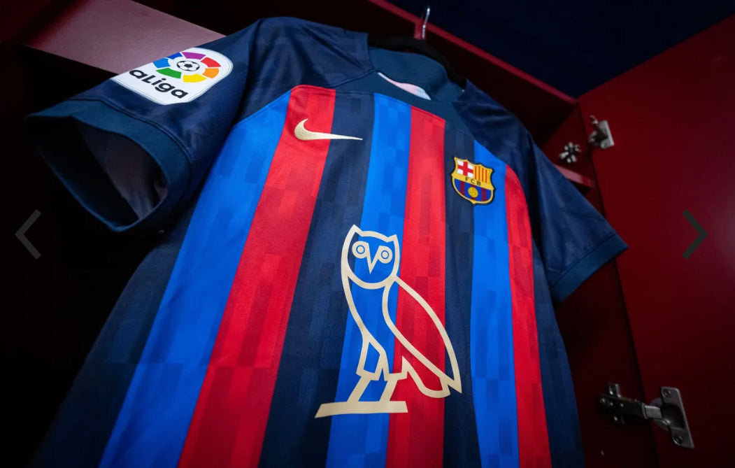 Maillot FC Barcelone domicile DRAKE 2022/23