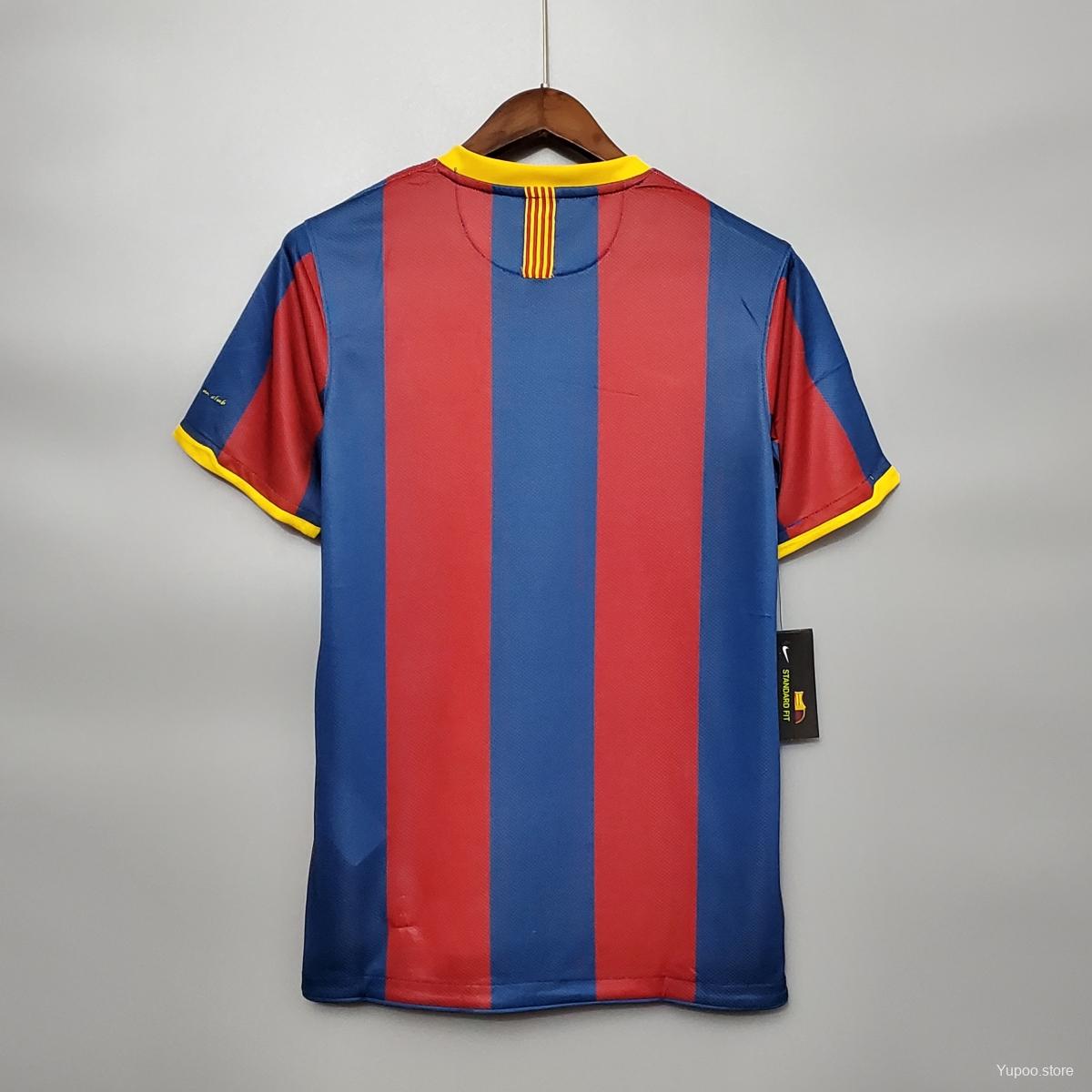 Maillot FC Barcelone Barcelona domicile 2010/11