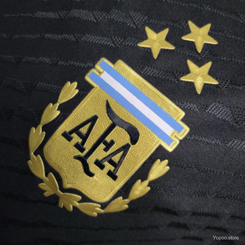 Maillot Argentine/Argentina Special Black Player Version 2023/24