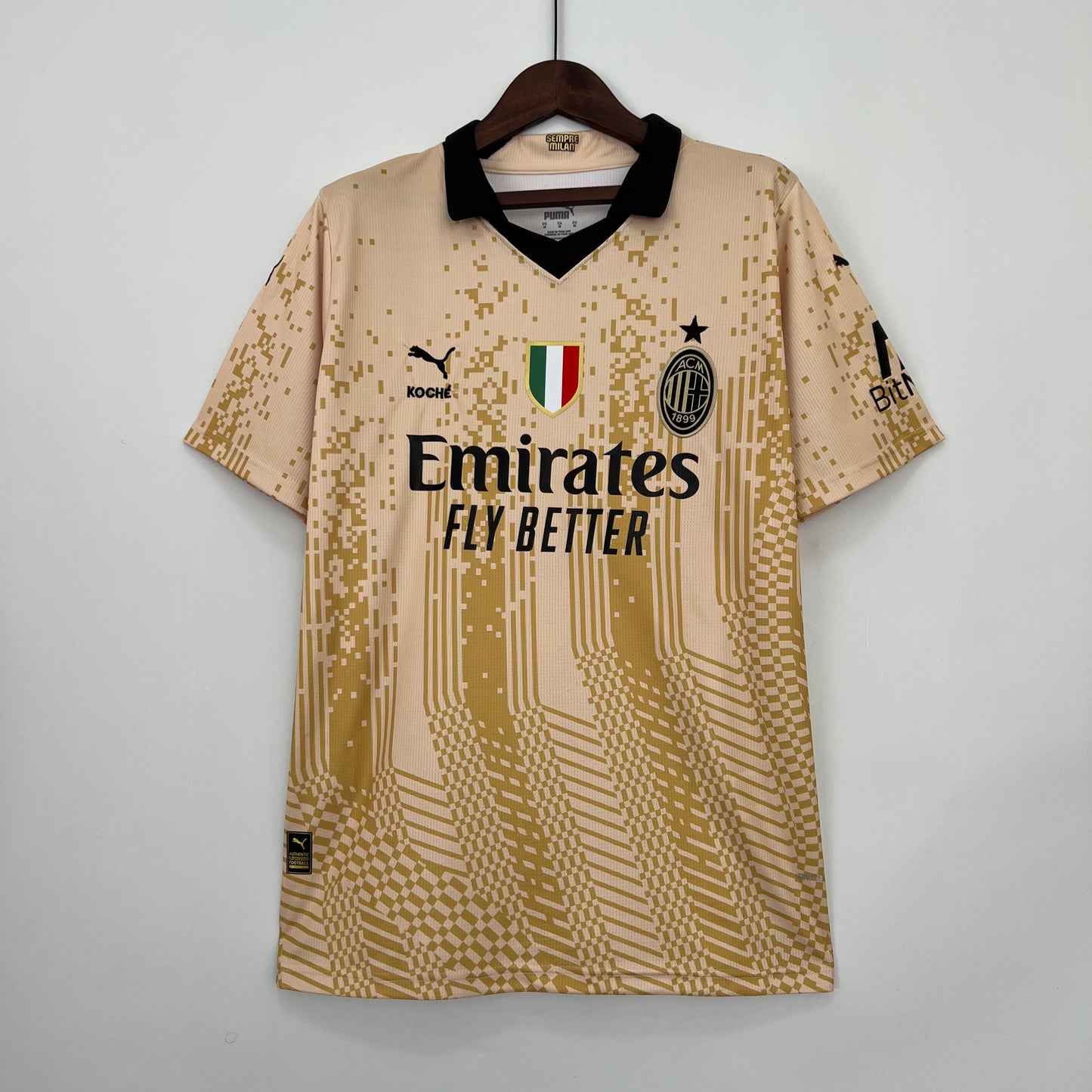 Maillot Milan AC jaune 2022/23