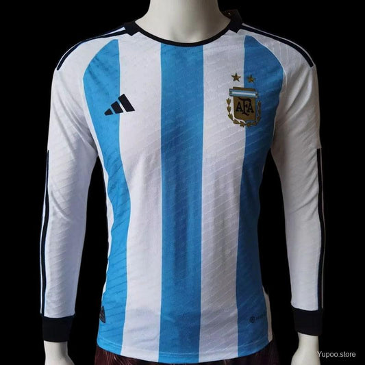 Maillot Argentine/Argentina domicile Player Version SL CHAMPION DU MONDE 2022