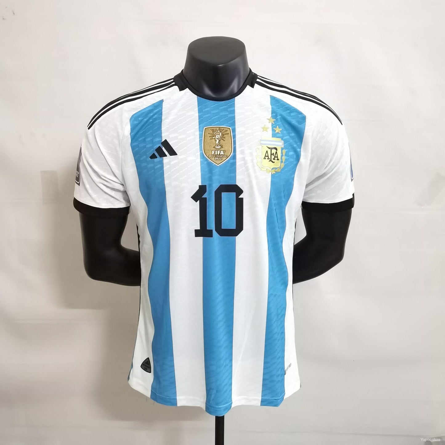 Maillot Argentine/Argentina domicile Player Version MESSI CHAMPION DU MONDE 2022