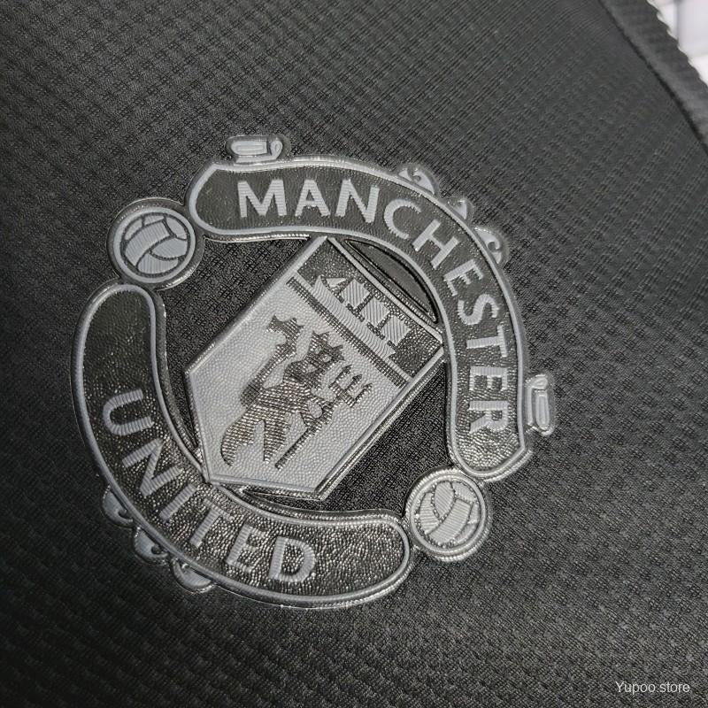 Maillot Manchester United Player Version Black 2022/23