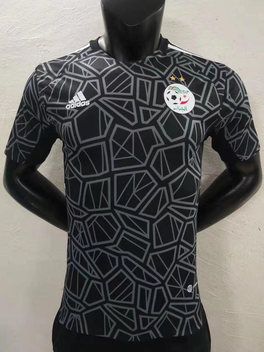 Maillot Algérie/Algeria Player Version noir 2022