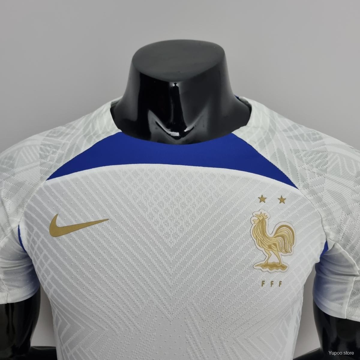 Maillot France training blanc Player Version 2022/23