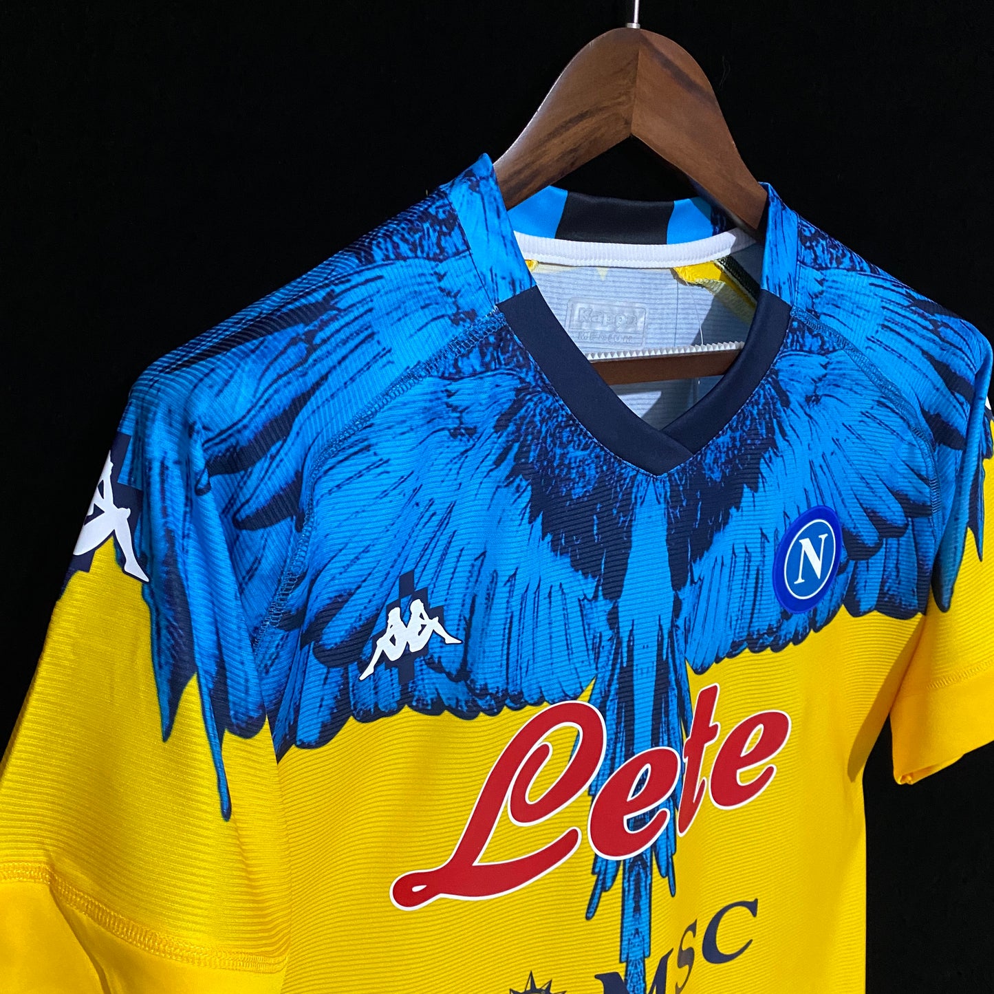 Maillot Naples Napoli Marcelo Burlon Edition Jaune