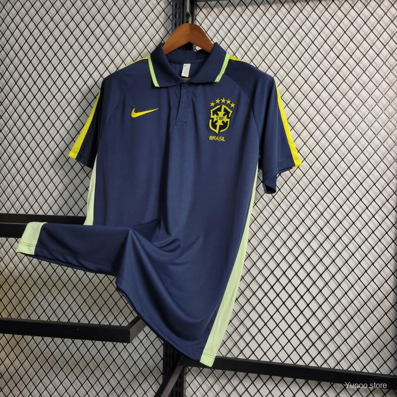 Polo Bresil/Brazil Bleu/Jaune 2023/24