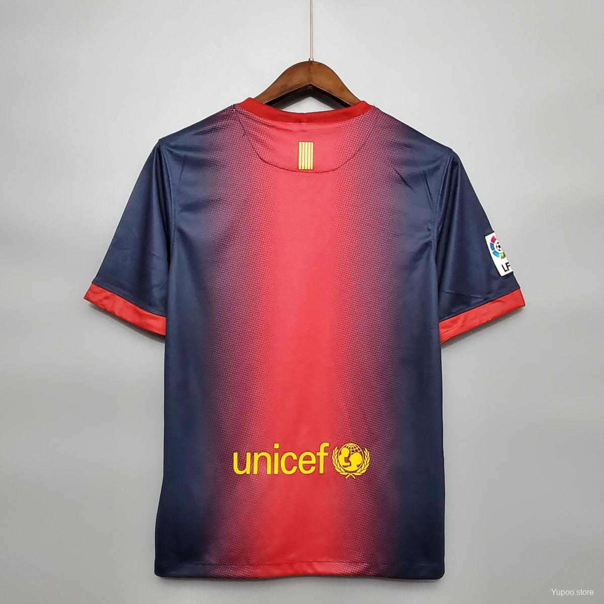 Maillot FC Barcelone Barcelona domicile 2012/13