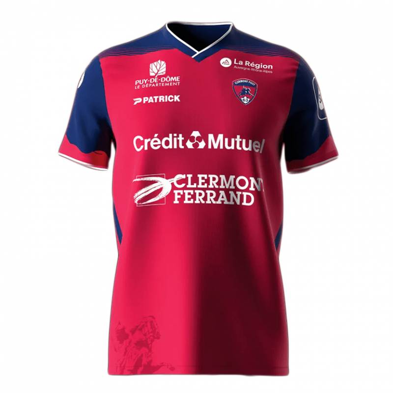 Maillot Clermont Foot domicile 2021/22