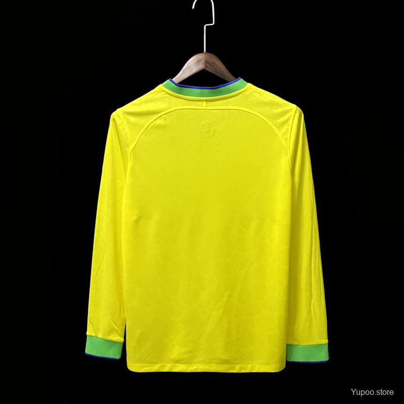 Maillot Bresil Brazil domicile World Cup LS 2022/23