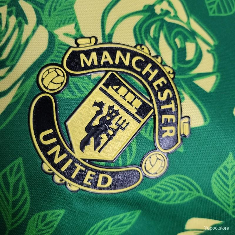 Maillot Manchester United Special Rose Green Player Version 2023/24