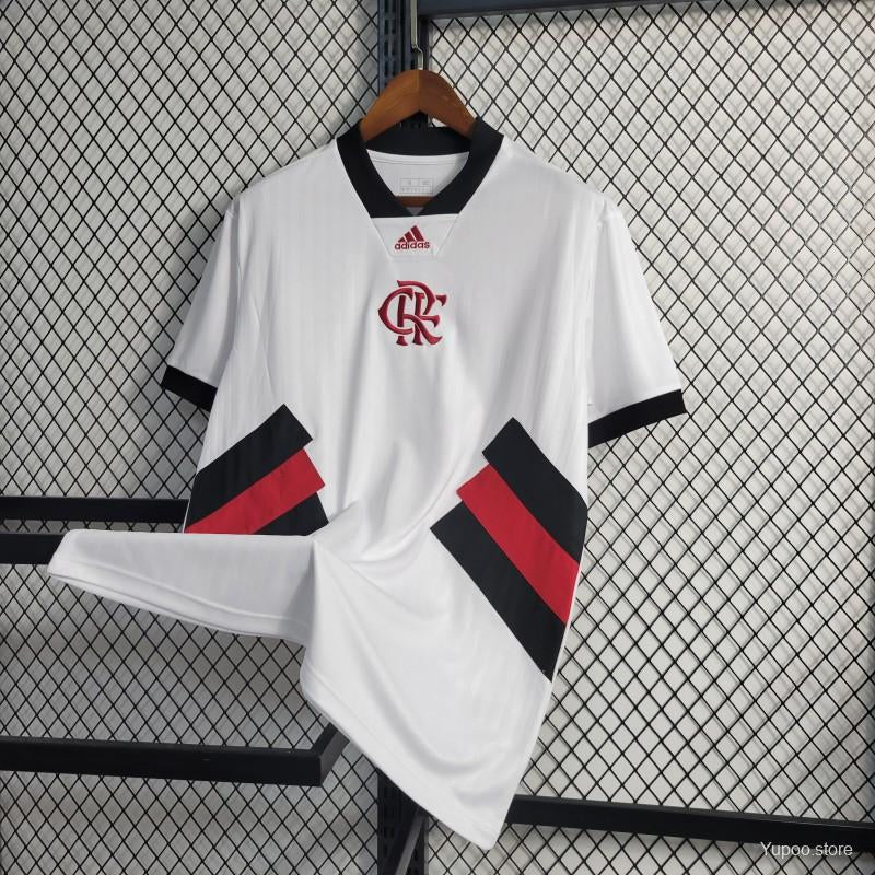 Maillot Flamengo (Brésil) White Icon  2023/24