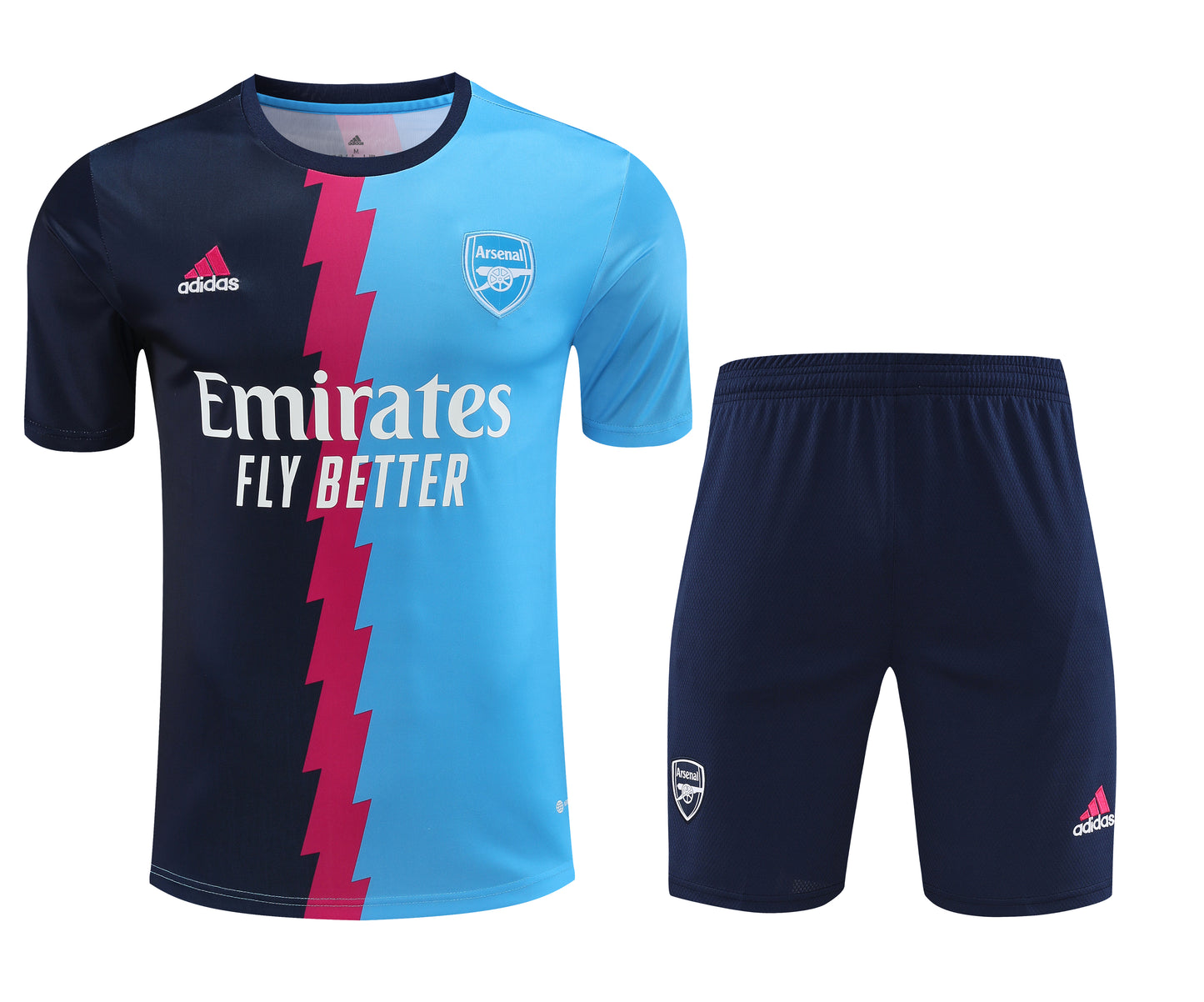 Kit Arsenal training bleu/rose 2023/24