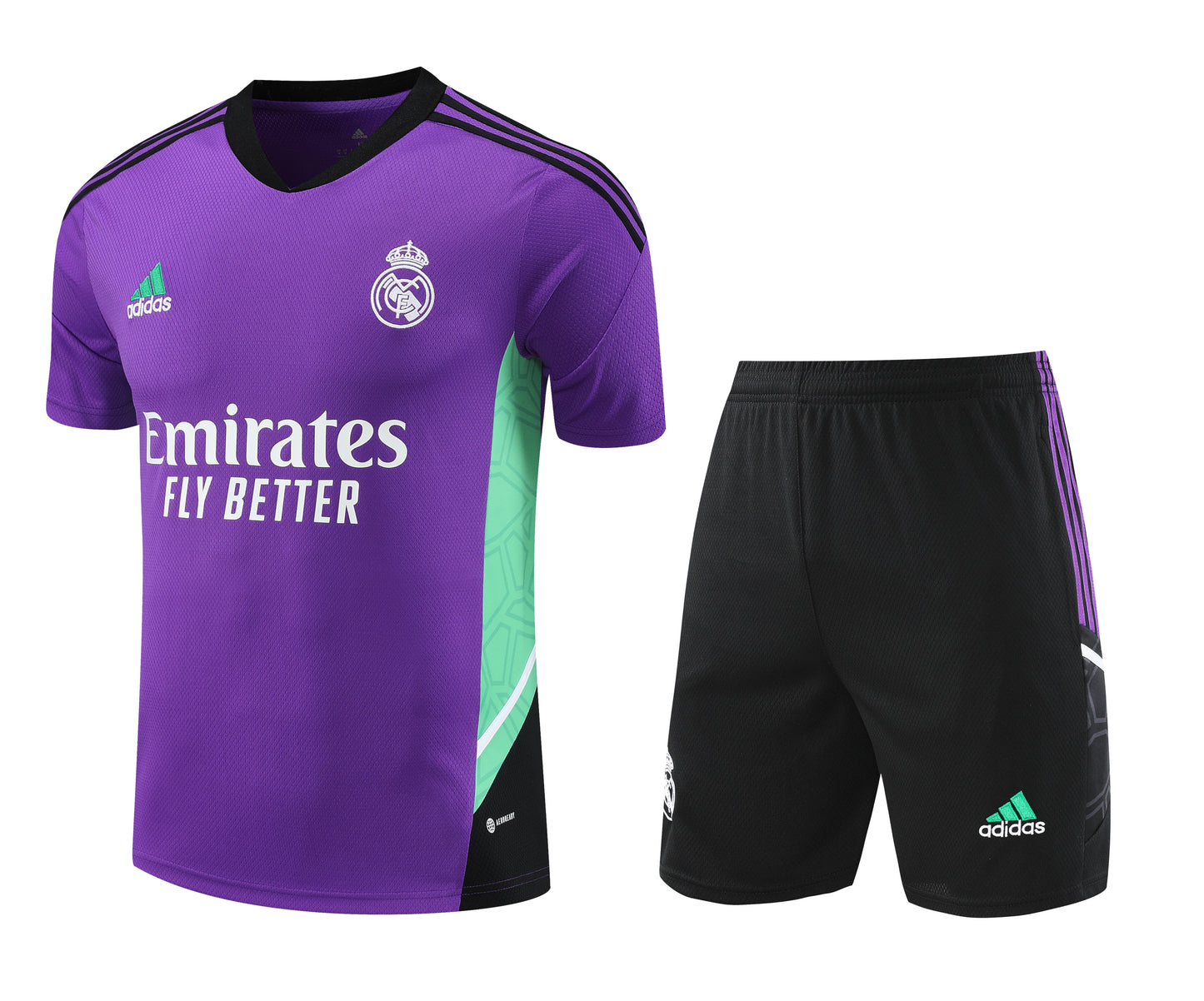 Kit ensemble football Real Madrid training violet 2023/24