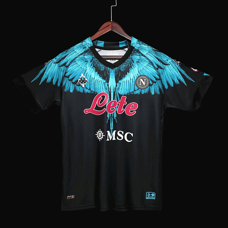 Maillot Naples Napoli Marcelo Burlon Edition Bleu