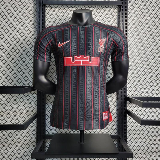 Maillot Liverpool Liverpool X Lebron Black Player Version 2023/24