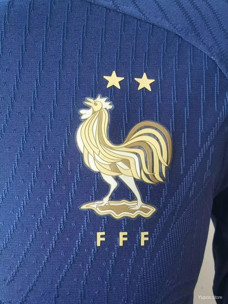 Maillot France domicile World Cup Player Version LS 2022/23