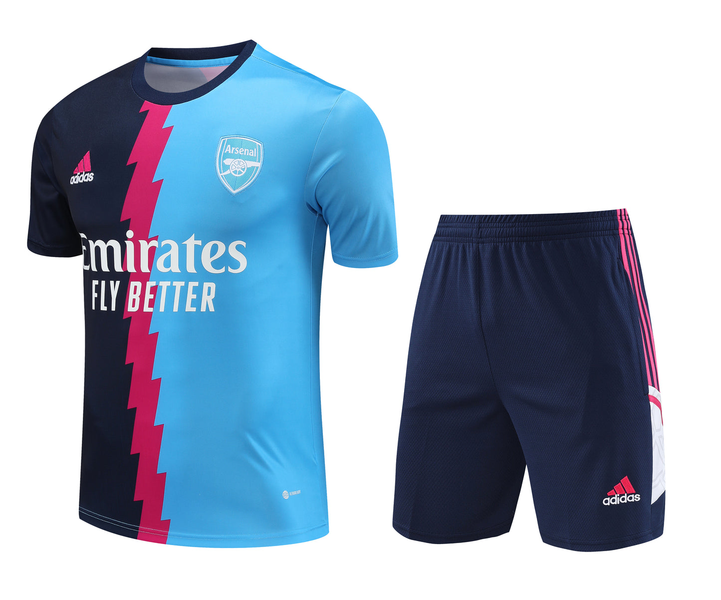 Kit Arsenal training bleu/rose 2023/24