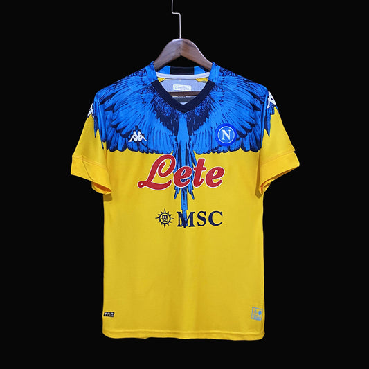 Maillot Naples Napoli Marcelo Burlon Edition Jaune