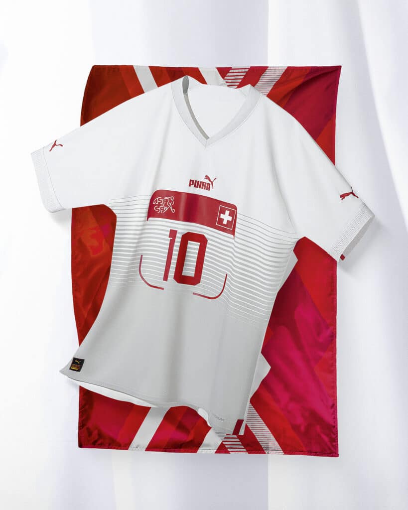 Maillot Suisse Switzerland exterieur World Cup 2022