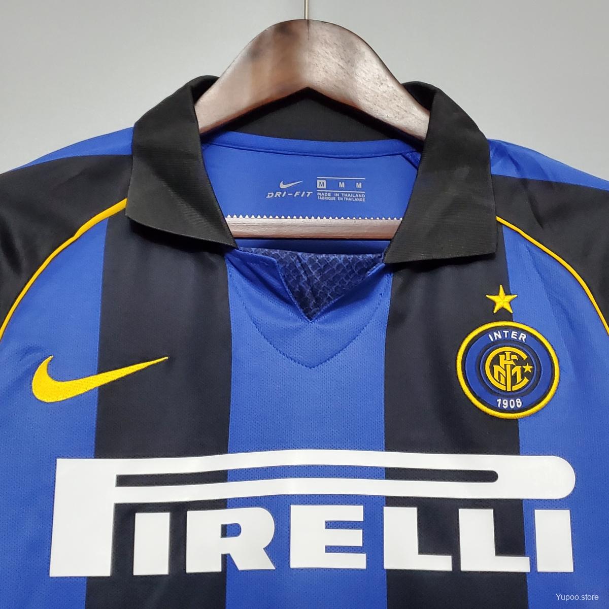 Maillot Inter Milan domicile 2001/02