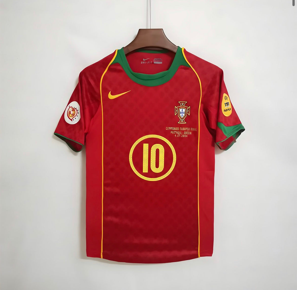 Maillot Portugal RUI COSTA domicile 2004